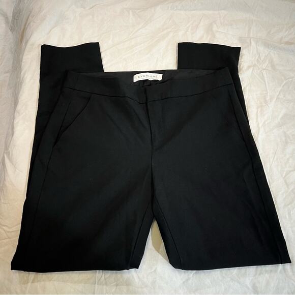 Everlane Straight Slim Ankle pant in Black size 2 - Picture 13 of 14
